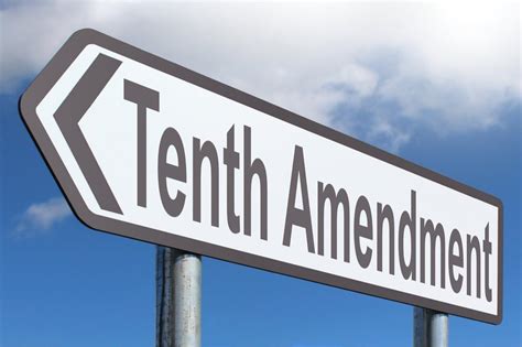 Tenth Amendment - Free of Charge Creative Commons Highway Sign image