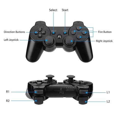 Controle Joystick Dual Shock Sem Fio Bluetooth Wireless Ps3 Shopee Brasil