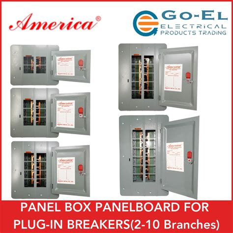 AMERICA Panel Box Panelboard For 2 Pole Plug In Breakers 2 10