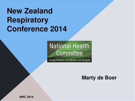 PPT New Zealand Respiratory Conference 2014 PowerPoint Presentation