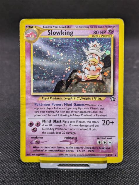 Slowking 14 111 Holo Neo Genesis Set Pokemon Card WOTC Played EBay