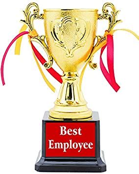 Best Employee Trophy Award Gift By AARK INDIA PC 00278 Amazon In