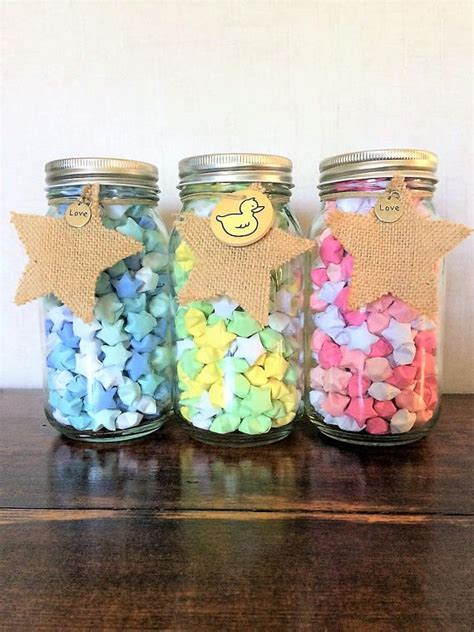 Lucky Stars Jar Lucky Origami Stars Jar Of Stars Wishing Stars