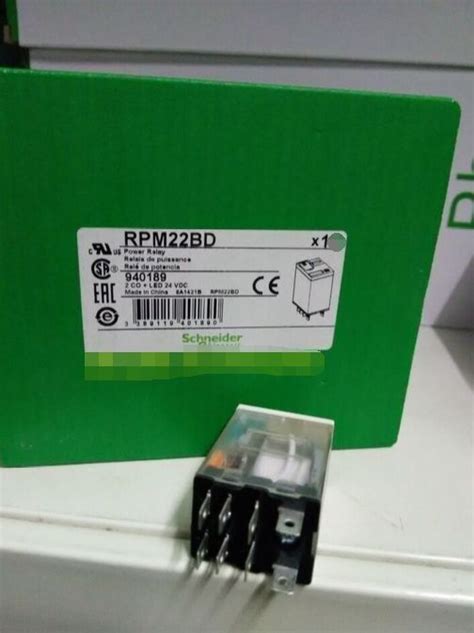 1 Box Of 10 Schneider Schneider Rpm22bd Dc24v Relay For Sale Online Ebay