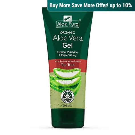 Aloe Pura Aloe Vera Gel With Tea Tree Oil 200ml Shopee Việt Nam