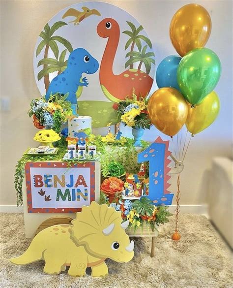 Pin by KAVAERCA on CUMPLEAÑOS DINOSAURIOS Dinosaur theme party