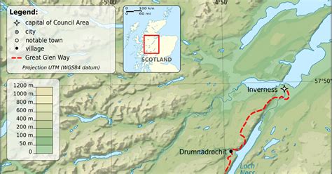 Great Glen Way Map | Terminal Map
