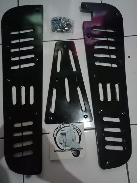 Jual Floorbord Bordes Dek Lantai Vespa Excel Exclusive Px Warna Hitam