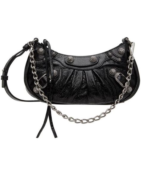 Balenciaga Black Mini Le Cagole Bag Lyst