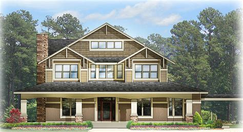 Craftsman House Plan with Wrap-Around Porch - 82070KA | Architectural ...