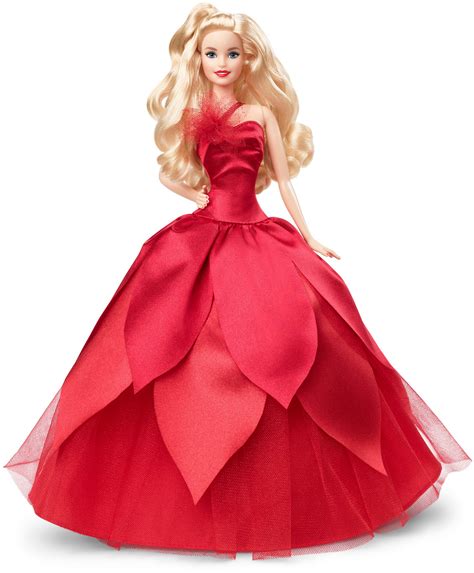 Best Buy Barbie Signature Holiday Collectible Blonde Doll Hby