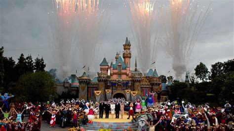 Thousands Flock To Disneyland For Diamond Celebration Commemorating