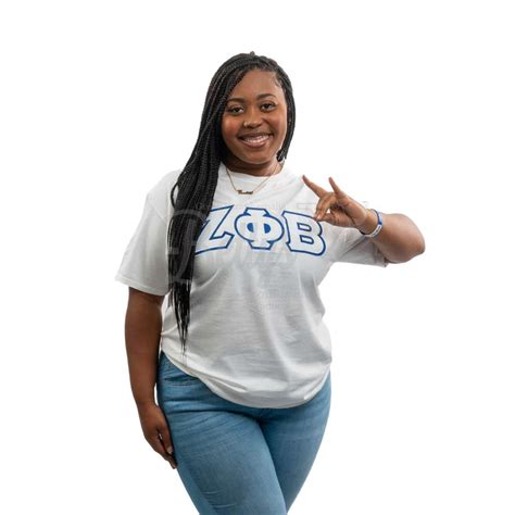 Zeta Phi Beta ΖΦΒ Double Stitched Appliqué Embroidered Greek Letter Li Betty S Promos Plus Llc