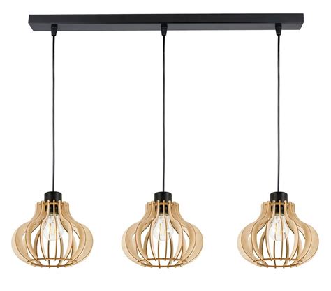 Lampa Sufitowa Wisz Ca Zwis Loft Drewno Na X E Inect Sklep Empik