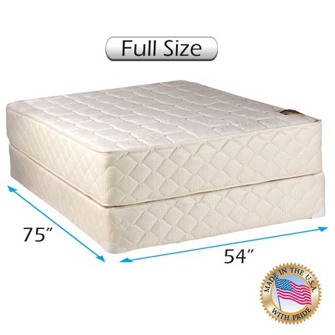 Grandeur Deluxe Sided Gentle Firm Mattress Set With Bed Frame