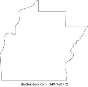 Hinds County Map State Mississippi Stock Vector (Royalty Free) 1497424772