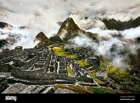 Machu Picchu Peru May 31 2015 View Of The Ancient Inca City Of