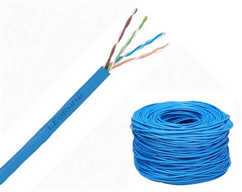 Cable Utp Cat Azul Ortronics Legrand Uc R Caja De Metros