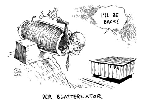 Fifa Blatter Einspruch Von Schwarwel Wirtschaft Cartoon Toonpool