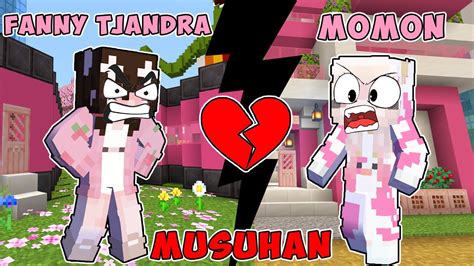 MOMON BERANTEM DENGAN FannyTjandra Di MINECRAFT GARA GARA Ft