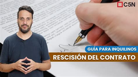 GUÍA para INQUILINOS CLAVES para RESCISIÓN de CONTRATO YouTube