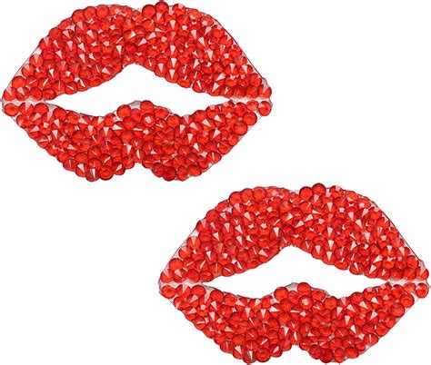 3 Kiss Lips Kissing Pink Lipstick Print 2 5 On Clear Vinyl Sticker Car Or Mirror