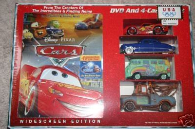 Disney Pixar's Cars DVD Box Set, DVD & 4 collector cars | #18747542