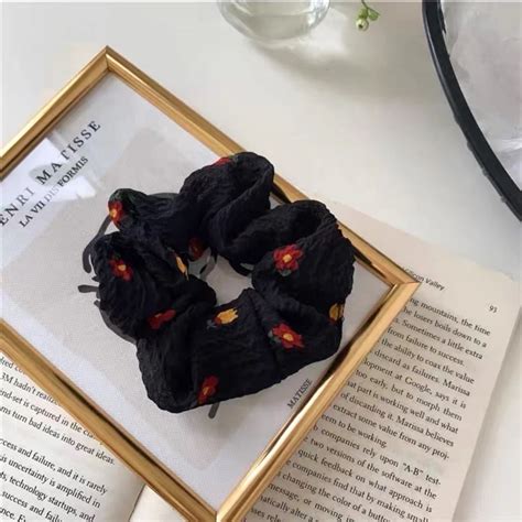 Jual Town Shell Flowery Scrunchy Scrunchie Ikat Rambut Korea