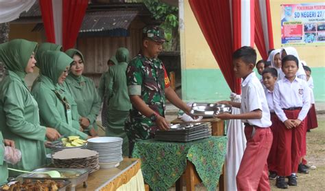 Menurunkan Angka Stunting Kodam II Sriwijaya Gelar Program Dapur Masuk