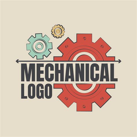 gradient mechanical engineering logo template 18975673 Vector Art at ...