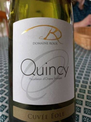 Domaine Roux Cuvée Éole Quincy Vivino US