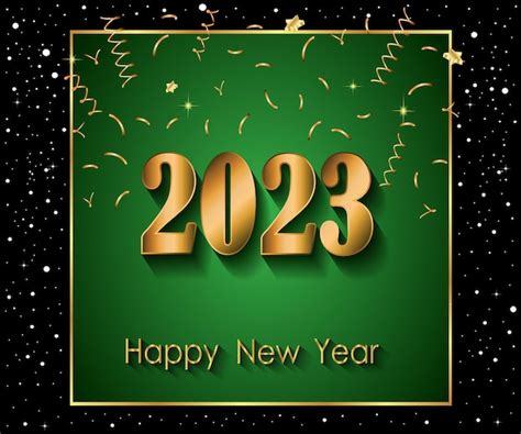 Premium Vector 2023 Happy New Year Background