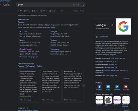 Google Chrome finally has a dark mode : r/screenshots