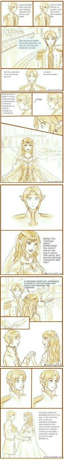 Zelda And Link Zelink Wedding Legend Of Zelda Link Zelda Legend Of