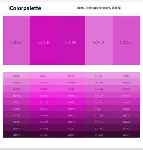 580+ Latest Color Schemes with Red Violet Color tone combinations ...