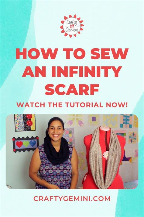 How To Sew An Infinity Scarf Diy Sewing Tutorials Diy Scarf Diy Infinity Scarf