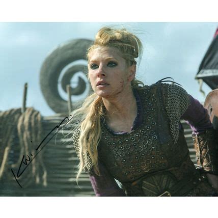 Autographed Katheryn Winnick X Photo Signed Vikings On Ebid United