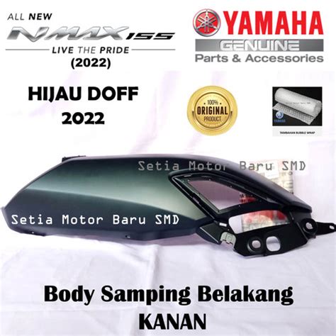 Jual Cover Side Body Bodi Samping Nmax Hijau Doff Kanan Asli