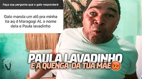 Galo Cego Respondendo Os FÃs 😂 Galo Cego Youtube