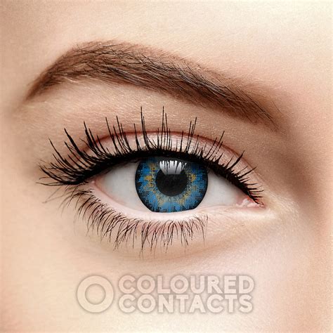 Air Optix Colors True Sapphire Prescription Colored Contact Lenses