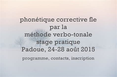 Formation Pratique La Correction Phon Tique Au Son Du Fle Michel