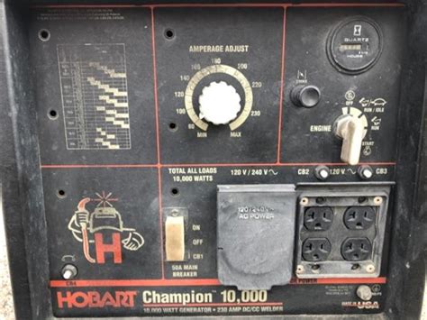 Hobart Champion Welder Generator Bigiron Auctions