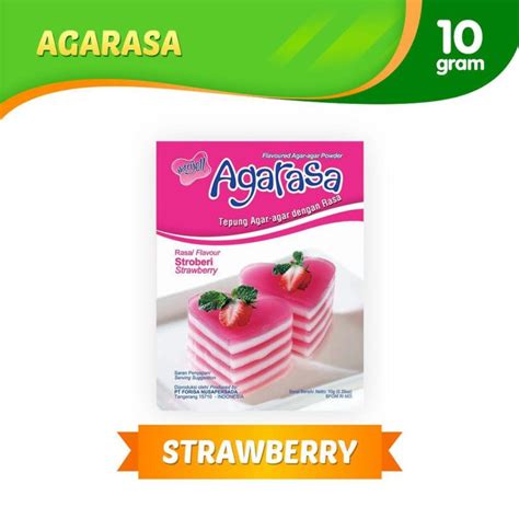 Nutrijell Agarasa Tepung Agar Rasa Strawberry Lazada Indonesia