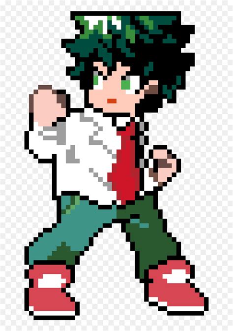 My Hero Academia Deku Pixel Art