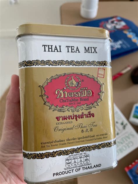 Cha Tra Mue Thai Tea Mix Food Drinks Beverages On Carousell