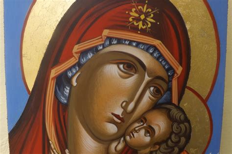 Virgin Mary Iconhand Made Orthodox Icon Christian - Etsy