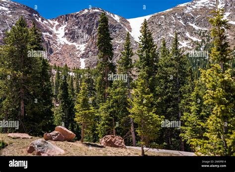 Pikes Peak Colorado Stock Photo Alamy