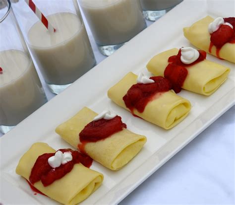 Passover Cheese Blintzes With Strawberry Sauce Jamie Geller