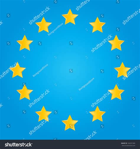 European Union Flag Stock Vector Royalty Free 186391580 Shutterstock