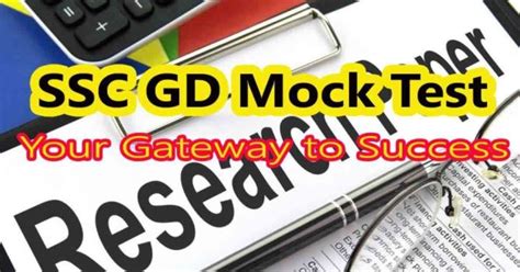 Mastering the SSC GD Mock Test - The Creator